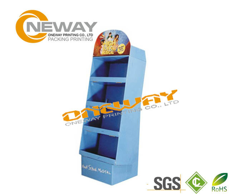 Corrugated Cardboard Display Stand , Safety Counter Top Displays