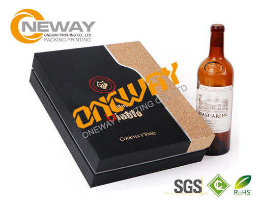 Natural Color Double Side Printing Promotional Wooden Wine Boxes Wholesale