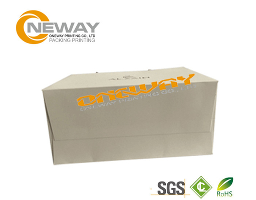 Cute Hair White Paper Bags With Handles For Shopping , Paper Carrier Bags