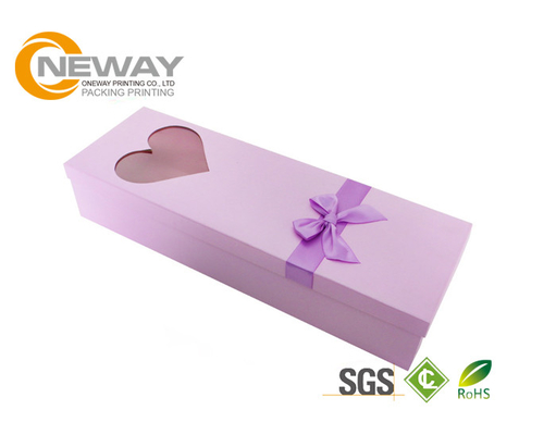 Flower Paper Box , Pink Rose Waterproof Square flower paper box