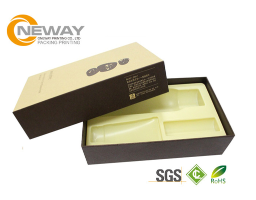 Gold Foil Stamping Logo Cosmetic Packaging Boxes Custom Cream in Tuck Box Style