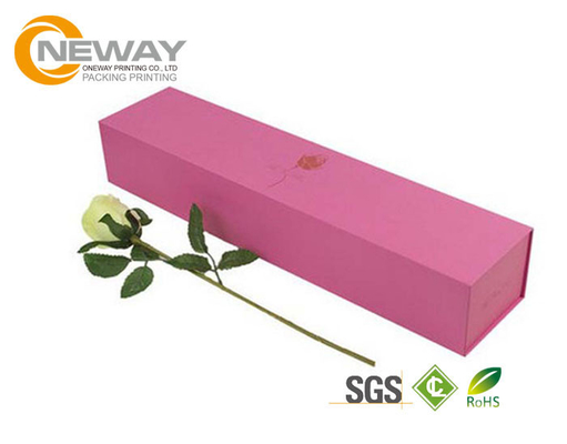 Beautiful Hand Made Square Flower Packaging Boxes Pink / Black / Yellow