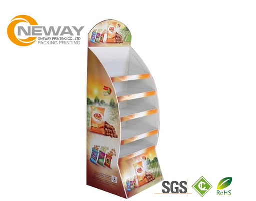 OEM / ODM Custom Cupcake cardboard retail displays / cardboard floor display stands
