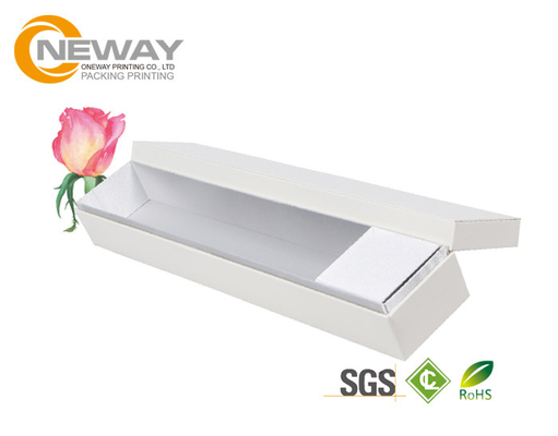 Flower Gift Box Texture Paper Single Rose Flower Packaging Box for Valentine'S Day