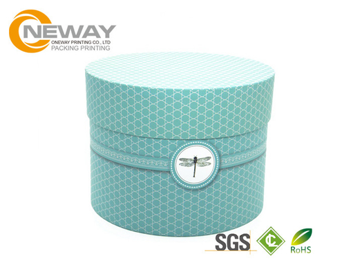Flower Gift Box Universal Paper Round Flower Box CMYK Full Color Offset Printing
