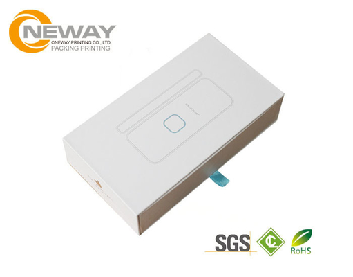 Handmade White Color Paper Packaging Boxesfor Cell Phone Mobile Phone
