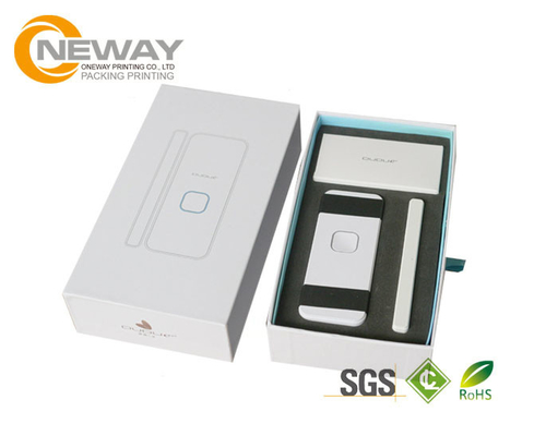 Handmade White Color Paper Packaging Boxesfor Cell Phone Mobile Phone