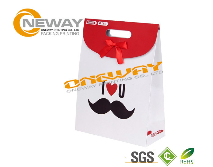 Custom Printed Paper Packaging Bags For Sandwich Or Bread , Kraft Paper Bags