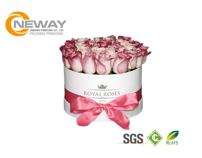 Colorful Luxury Flower Custom Printed Cardboard Boxes for Gift Flower