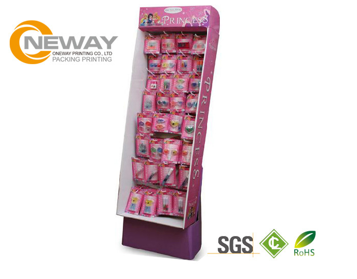 Multi Layer Retail Point Of Purchase Displays Pop Display Stand With Adjustable Height