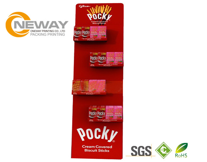 Customized Corrugated Floor Standing Display Racks for Baby Products