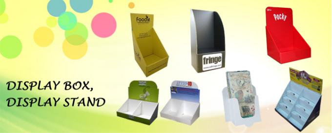 2016 suporte de exposição ondulado feito sob encomenda do OEM, suporte de exposição de papel, suporte de exposição do cartão com melhor preço